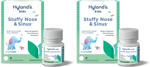 Vista 11 de Hyland's Niños Tabletas para la Nariz Tapada y Senos, Medicina para el Resfriado para Niños de 2 años en adelante, Alivio del Dolor de Cabeza