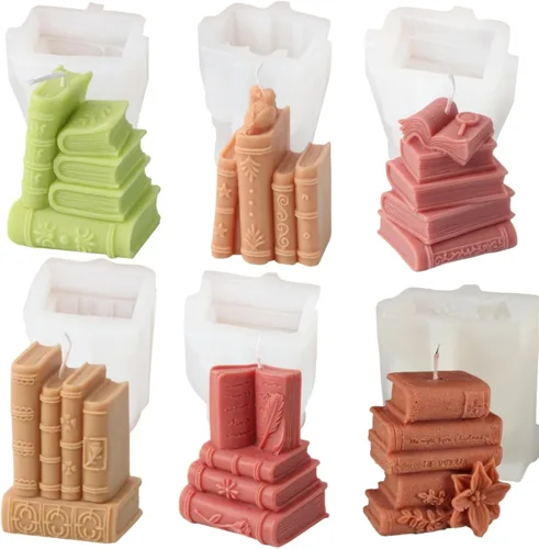 Vista 13 de Moldes de silicona para velas (paquete de 2 velas de erizo)