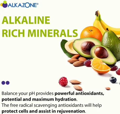 Vista 5 de Alkazone Equilibra tu pH, gotas minerales alcalinas antioxidantes, paquete individual de 1.25 onzas, portátil, produce 10 galones de agua alcalina
