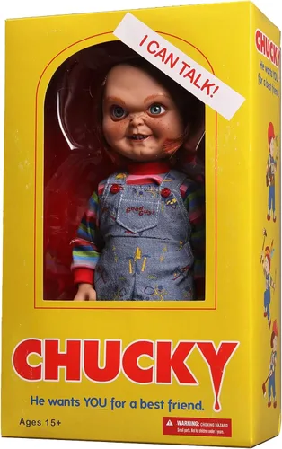 Vista 3 de Figura de acción con sonido Mezco Toyz 15 in Mega Good Guy Chucky