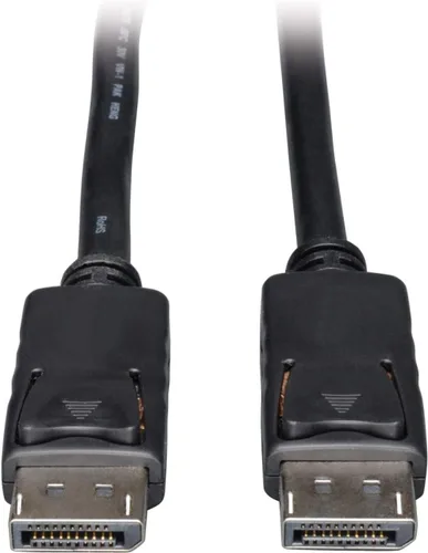Vista 2 de TRIPP LITE Cable DisplayPort con pestillos (M/M), DP a DP, 4K x 2K, 6 pies (P580-006), negro