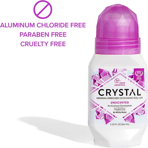 Vista 3 de Desodorante a bolilla para el cuerpo Crystal, 66,54 cc, paquete de 2