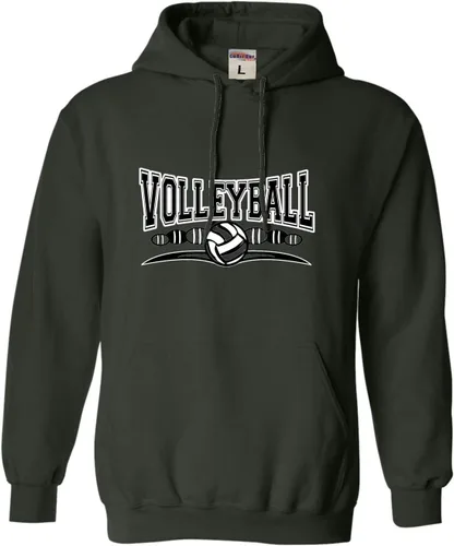 Vista 38 de Go All Out Sudadera con capucha para hombre y mujer con diseño fresco de voleibol