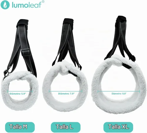 Vista 6 de LumoLeaf Arnés de elevación para perros para patas traseras, soporte ajustable para piernas traseras y ayuda de movilidad, soporte de cadera