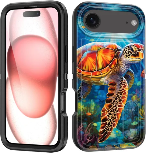 Vista 126 de Funda para iPhone Air con soporte integrado, a prueba de golpes, polvo y caídas, 3 capas, grado militar, funda protectora para iPhone Air de 6.5