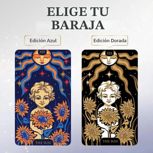 Vista 7 de Wyspell Cartas de tarot con libro guía – Starlight Unique Tarot Deck (azul)