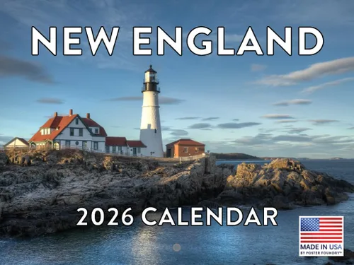 Vista 55 de Calendario de Alabama 2026 para pared, 12 meses, mensual, recuerdos escénicos de AL Hecho en Estados Unidos