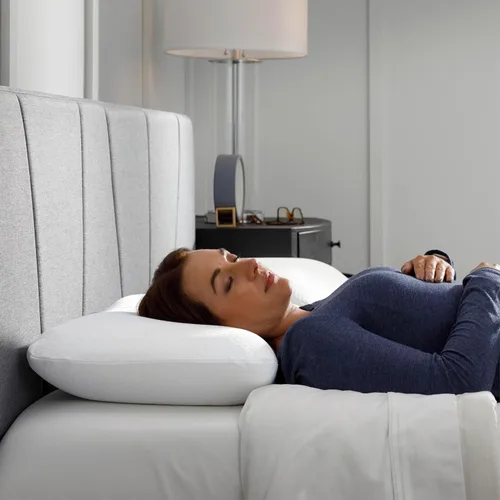 Vista 10 de Tempur-Pedic Almohada Symphony de Espuma Viscoelástica Sensación Suave de Lujo, Estándar, Blanco
