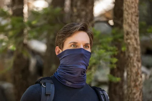 Vista 12 de BUFF Original EcoStretch - Polaina para el cuello, protección solar UPF 50, transpirable, versátil, de secado rápido, colores sólidos, tamaño adulto