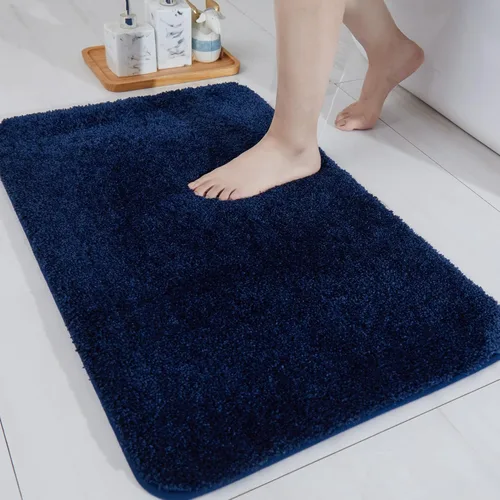 Vista 16 de COSY HOMEER Alfombras extra gruesas para el baño, tapetes de baño antideslizantes, tapete de felpa suave, peludo y 100% micro poliéster, tapete