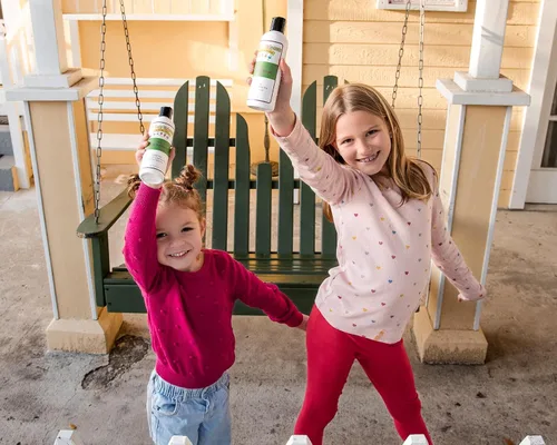 Vista 10 de My Hair Helpers - Paquete de champú y acondicionador de defensa y prevención de piojos para niños, aroma a menta, seguro para uso diario, funciona