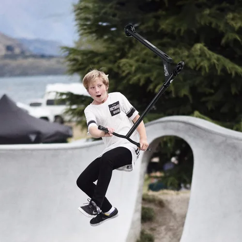 Vista 5 de FREEDARE Complete Pro Stunt Scooter for Kids 8 Years and Up, Teens, Adults Negro-JB1