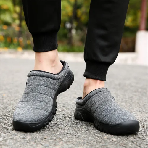 Vista 5 de UBFEN Pantuflas para hombre y mujer sin cordones para interiores y exteriores