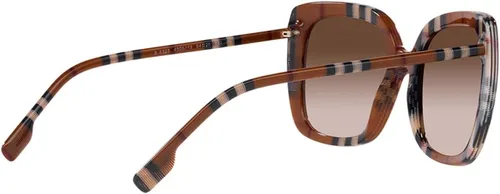 Vista 9 de BURBERRY Gafas de sol BE 4323 400513 Caroll Check Marrón Gradient Br, café a cuadros