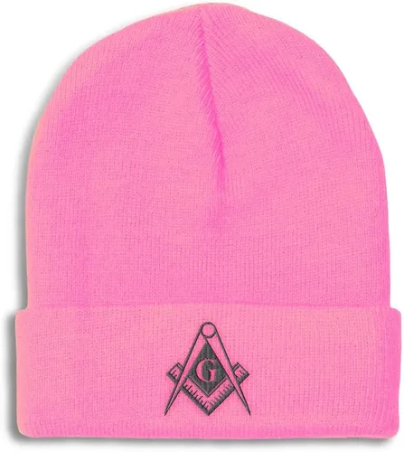 Vista 21 de Speedy Pros Gorros para hombres Mason Gray Thread Bordado Construcción Sombreros de invierno para mujeres Gorra de cráneo acrílico 1 tamaño Solo
