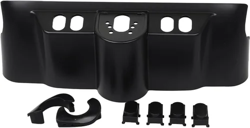 Vista 7 de Carenado interior negro vívido de ABS con kit de tapa de interruptor para Harley Touring Street Glide 2006-2013 Electra Glide 1996-2013