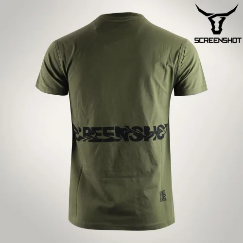 Vista 7 de SCREENSHOT - Camiseta con estampado de gel de alta densidad con bordado urbano de alta densidad