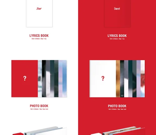 Vista 3 de GOT7 BamBam Sour & Sweet 1er álbum plegable póster en paquete+Lyricsbook+Photobook+Book Holder+Photocard+Pegatina+Seguimiento sellado aleatorio