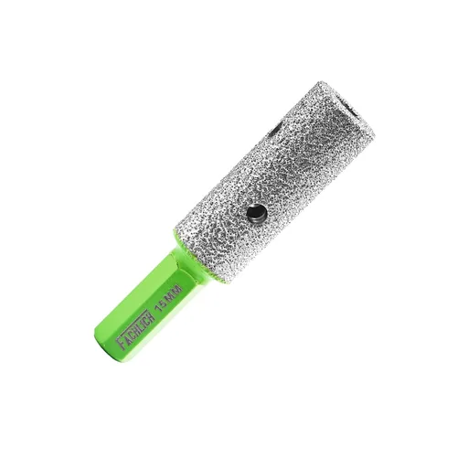 Vista 15 de Broca de fresado de biselado de diamante - Broca de cono de azulejos Biselado 4/5" vástago hexagonal 20MM Granito Agujeros de ampliación de mármol