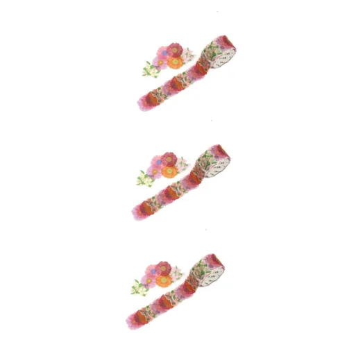 Vista 10 de EXCEART Pegatinas de arte floral pequeñas pegatinas de flores para cinta decorativa Washi 20 diseños