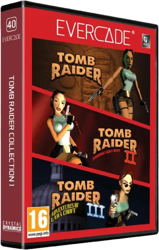 Vista 4 de Evercade EXP-R Retro Gaming Handheld Console with Tomb Raider 1, 2 & 3