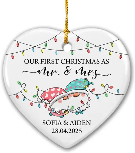 Vista 20 de Adorno de Navidad de Bautismo Personalizado para Niño y Niña, Adorno de Bautizado "Dios Te Bendiga", Regalo de Recuerdo de Bautizo, Adornos