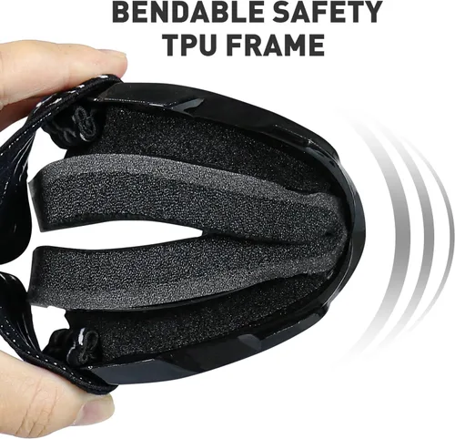 Vista 6 de Gafas de Motocross para Niños y Jóvenes - Gafas Off Road para Bicicleta de Cross y Motocicleta MX con Lentes de Protección UV Antiempañamiento