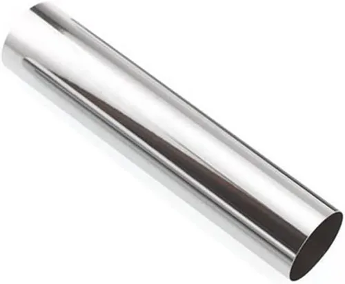 Vista 3 de tubo de acero inoxidable, tubo redondo de acero 304 tubo de escape inoxidable 1.969 in OD 0.039 in pared 11.811 in longitud resistente a