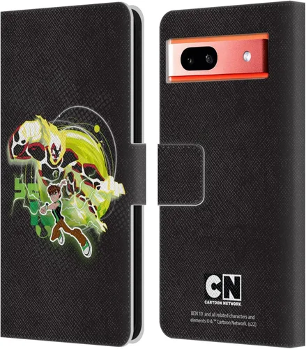 Vista 8 de Head Case Designs Officially Licensed Ben 10: Omniverse Character Art Graphics Leather Wallet Case Compatible with Google Pixel 7a