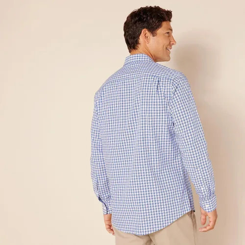 Vista 3 de Tienda Essentials Mens Regular-Fit Long-Sleeve Casual Poplin Shirt