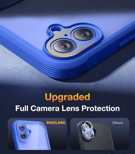 Vista 826 de DIACLARA - Funda transparente compatible con iPhone XR 6.1 pulgadas 2018