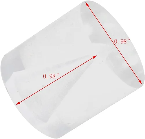 Vista 3 de Mcredy Mini soporte de cono de helado de acrílico para barra de postres de fiesta, 1 pulgada, 4 unidades Acrílico transparente, base estable