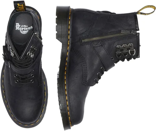 Vista 2 de Dr. Martens Botas de cuero con cordones unisex para adultos 1460