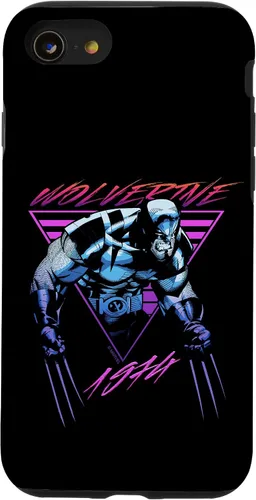 Vista 18 de Marvel X-Men Wolverine 1974 - Carcasa de neón para iPhone 17