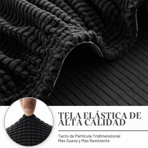 Vista 4 de LA MEACK Funda de Cojín de Sofá Funda de Cojín de Asiento Funda Elástica para Sillón Fundas Separadas para Sofá Seccional Protector de Muebles