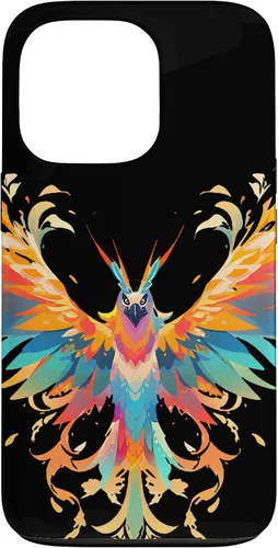 Vista 9 de Funda para iPhone 11 Rising Phoenix Fire Colorful Bird Open Wing Rebirth