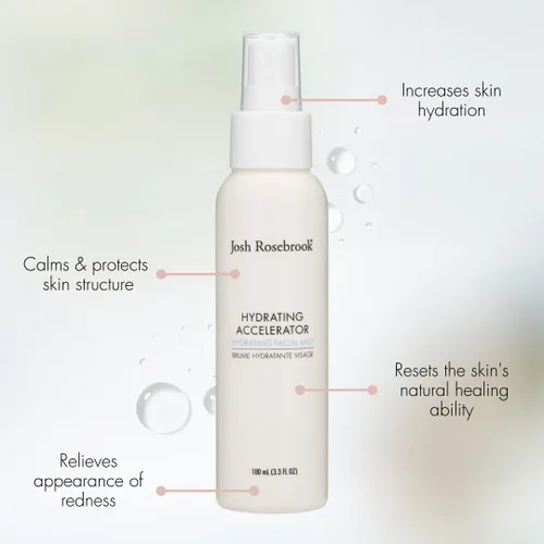 Vista 3 de Josh Rosebrook Acelerador hidratante hidratante hidratante facial - Tónico antioxidante refrescante y ligero - Spray facial natural para todo tipo