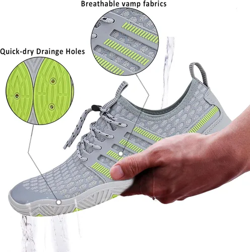 Vista 3 de Wyhan - Zapatos de agua para hombre y mujer, secado rápido, calcetines acuáticos, zapatos de buceo para playa, natación, surf, piscina, yoga