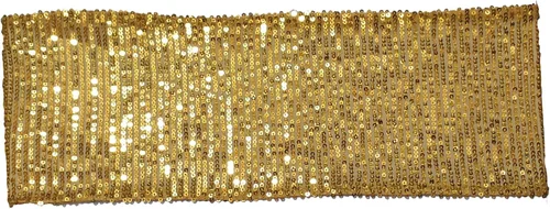 Vista 2 de Bandas de lentejuelas de alta elasticidad para decoración de fiestas de boda, bandas suaves, lazos de lentejuelas brillantes para decoración