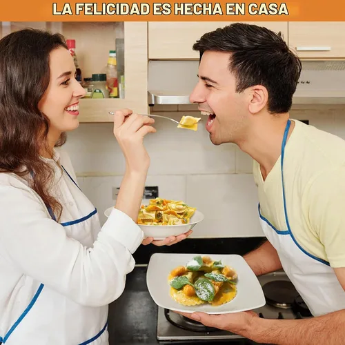 Vista 7 de Cortador de pasta de ravioles con rueda de rodillo (juego de 6), máquina de sellos para ravioles con mango de madera, herramientas de prensa