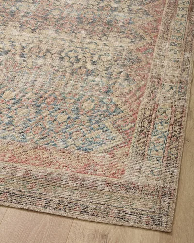 Vista 38 de Loloi Angela Rose Aubrey Collection AUB-02 - Alfombra decorativa de 2 pies 3 pulgadas x 3 pies 9 pulgadas, altura de pelo 0,19 pulgadas, diseño