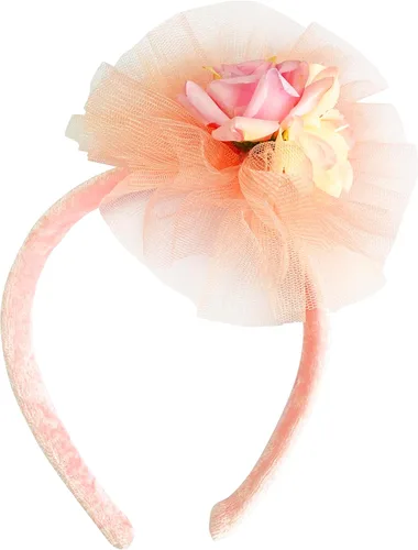 Vista 8 de DJDLPARTY Conjunto de disfraz de hada rosa para niñas con alas y diadema
