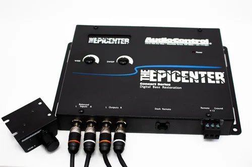 Vista 4 de Elite Audio, Kit de cableado de amplificador y combo de epicentro, 2000 vatios de potencia máxima, procesador de graves epicentro con perilla