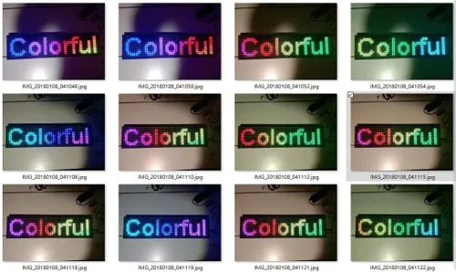 Vista 3 de Señal LED a todo color RGB Splash impermeable programable desplazamiento LED mensaje marquesina signo