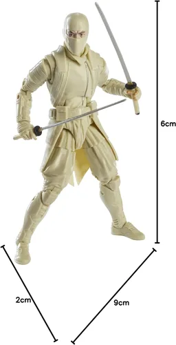 Vista 10 de G.I. Joe Serie clasificada Snake Eyes: G.I. Joe Origins Storm Shadow Figura de acción 17, juguete de escala premium de 6 pulgadas con paquete