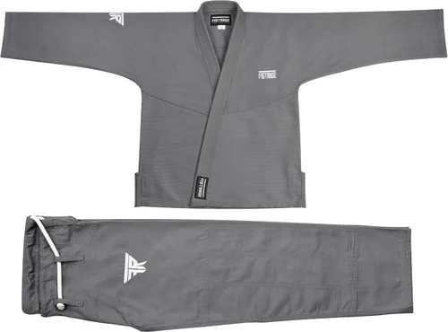 Vista 4 de FISTRAGE Jiu Jitsu Gi Patch BJJ - Suite brasileña para hombres y mujeres, uniforme de MMA con cinturón