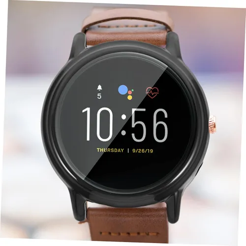 Vista 2 de Hemobllo Accesorios compatibles con Fossil Gen 5 The Carlyle HR - Carcasa protectora con marco protector de pantalla