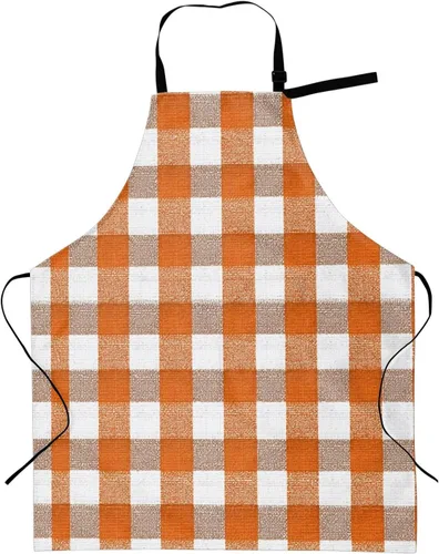 Vista 26 de Delantales florales azules para el hogar, 2 bolsillos, 33 x 28 pulgadas, para hombres y mujeres, diseño floral gris, impermeable, para manualidades