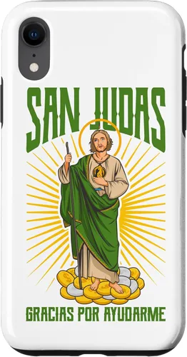 Vista 25 de San Judas Tadeo Gracias por ayudarme - Carcasa para iPhone 17