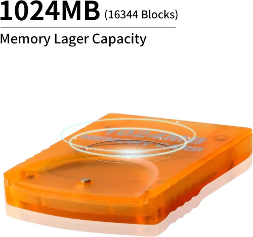 Vista 2 de Senpinkboo Tarjeta de memoria de 1024 MB 16344 bloques para consola Nintendo GamecubeWii